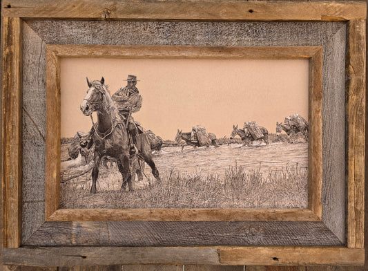 Limited Edition Pack String Framed Print