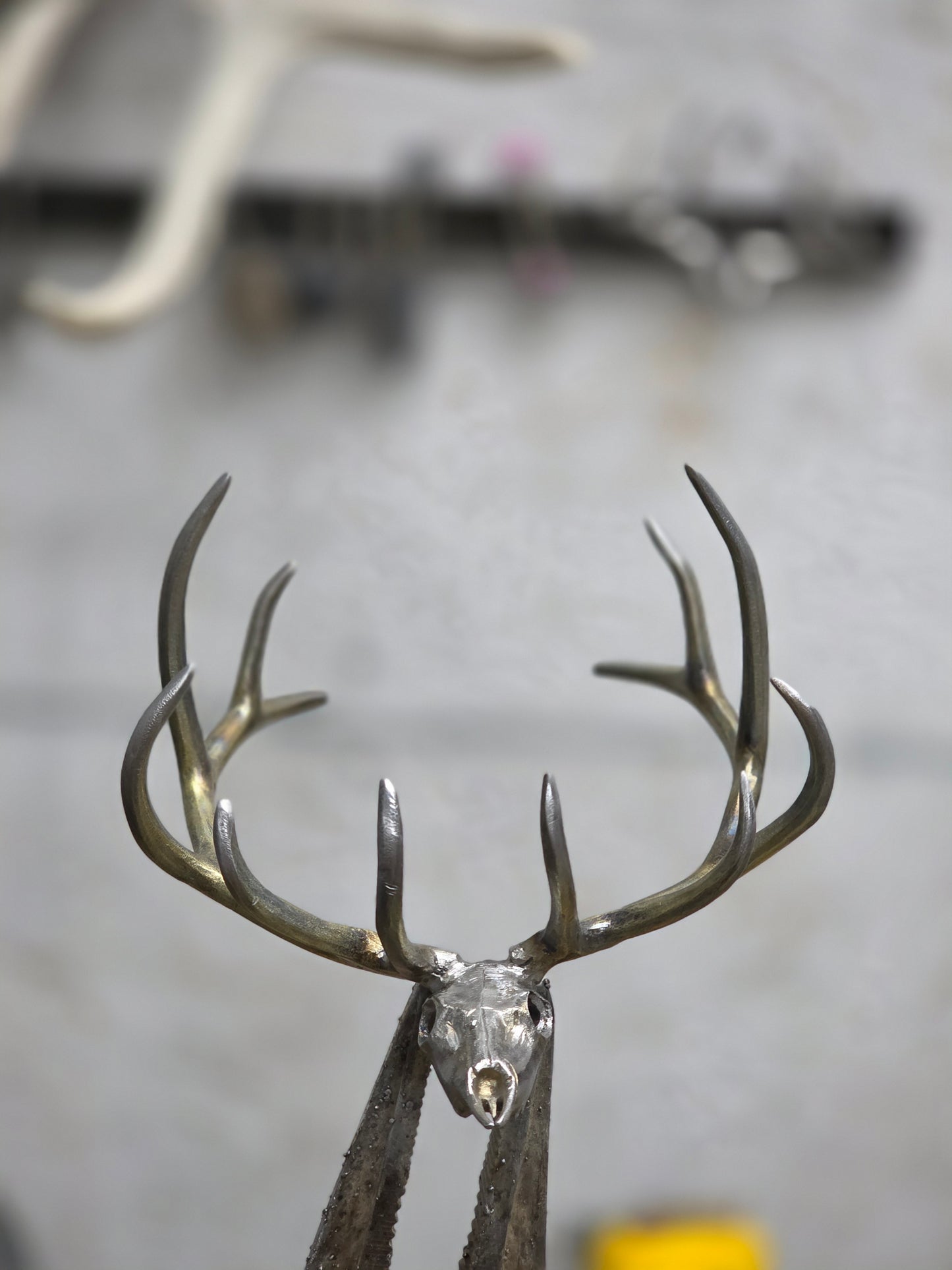 Miniature Elk euro sculpture